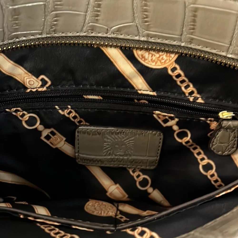 Ann‎ Klein faux alligator skin shoulder bag